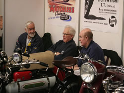 L to R Pete Tupman, Frank Parker and Bill Wise Taking a break.